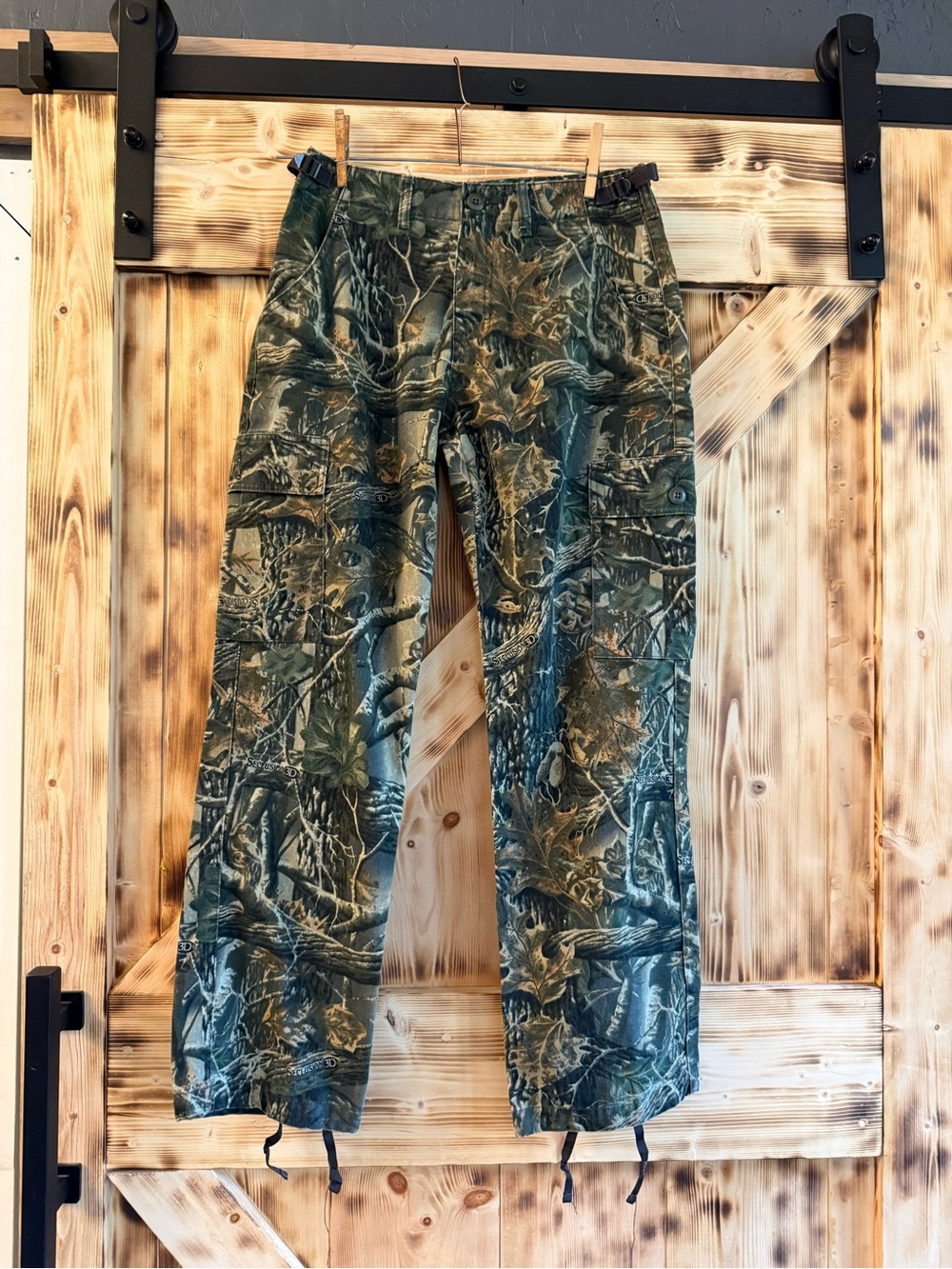 Camouflage Cargo woman’s Pants - Green Camo